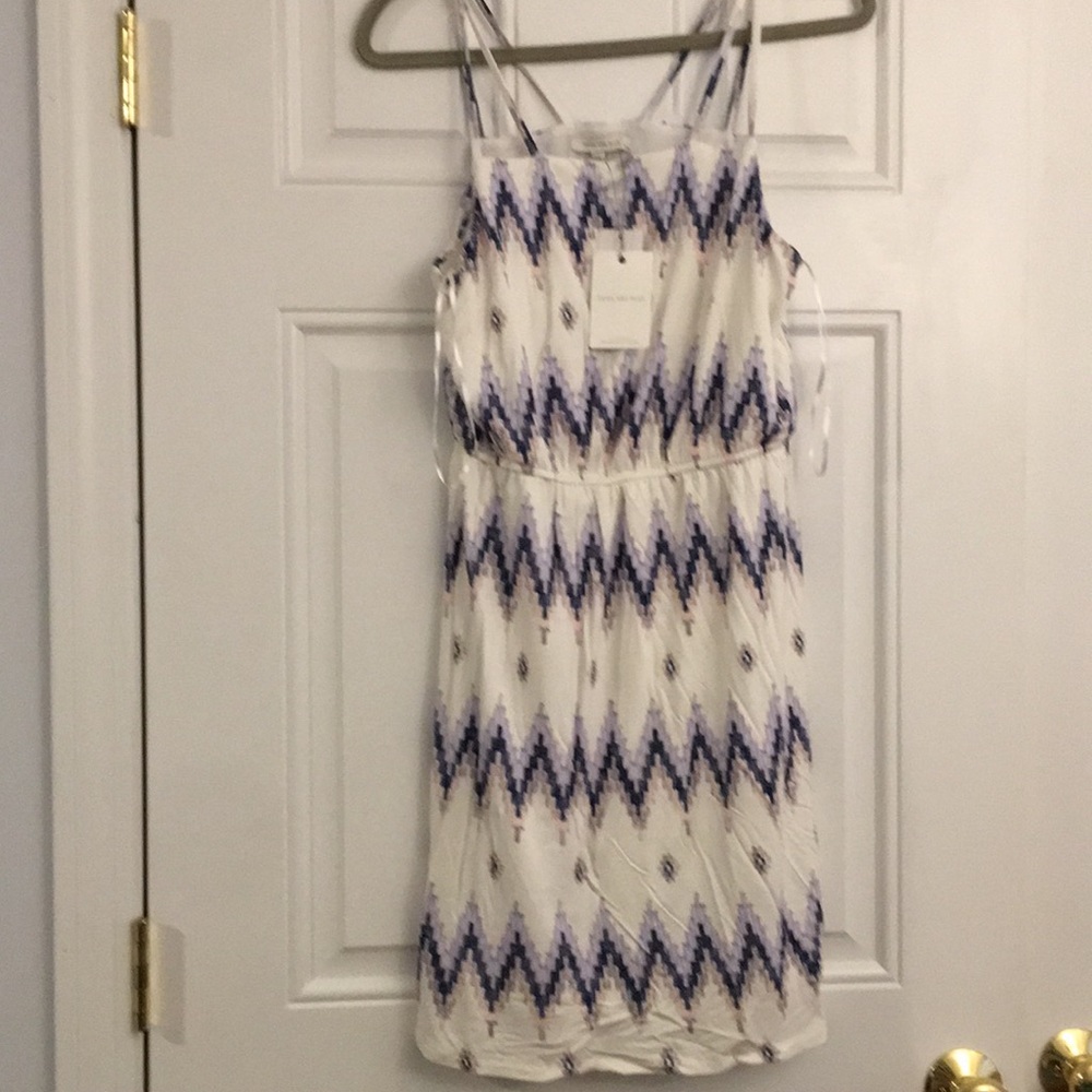 Multicolored patterned dress